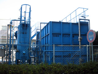 写真：実習排水処理施設の写真